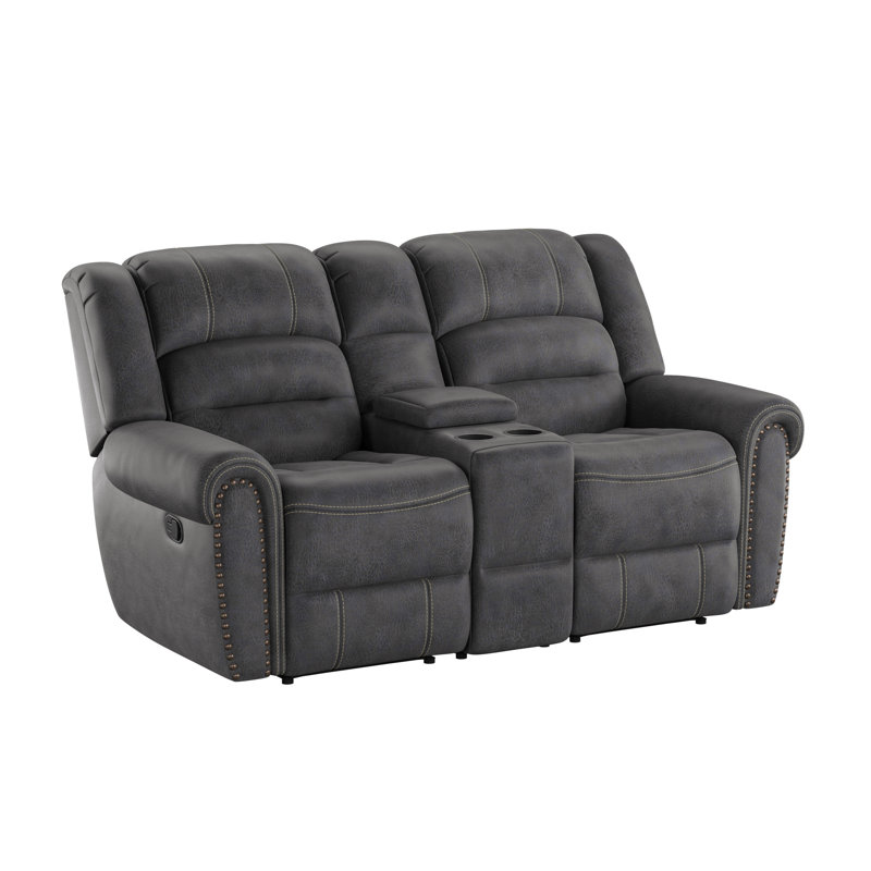 Causeuse inclinable grise