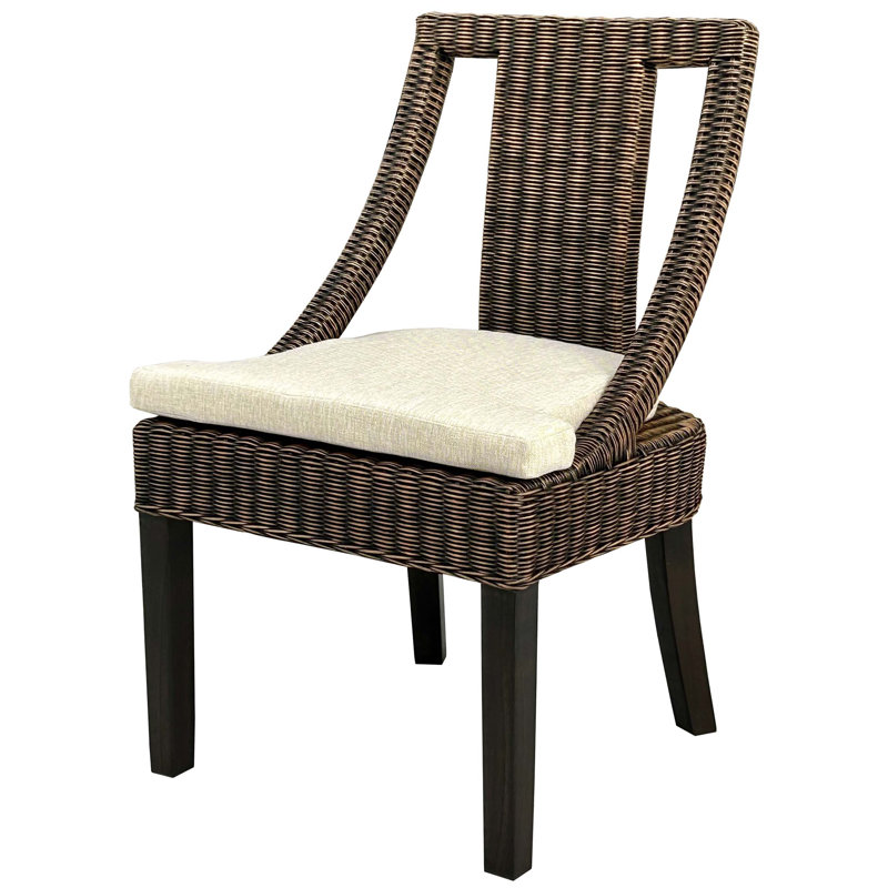 Chaise Saona brun antique