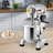 Commercial Food Mixer, 15Qt Commercial Mixer With Timing Function, 500W Stainless Steel Bowl Heavy Duty Electric Food Mixer Commercial With 3 Speeds Adjustable 113/184/341 RPM, Dough Hook Whisk