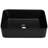 19"X15" Black Ceramic Rectangular Vessel Bathroom Sink-123428804