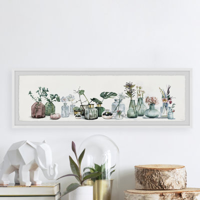 " Colorful Pots And Plants " Painting Print