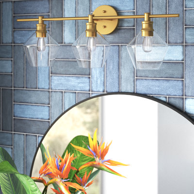 Éclairage de salle de bain à intensité variable 3 lumières Sullivan Street