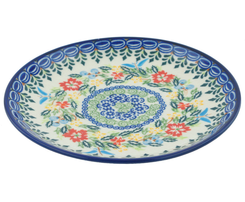 Assiette décorative à poterie polonaise lernig