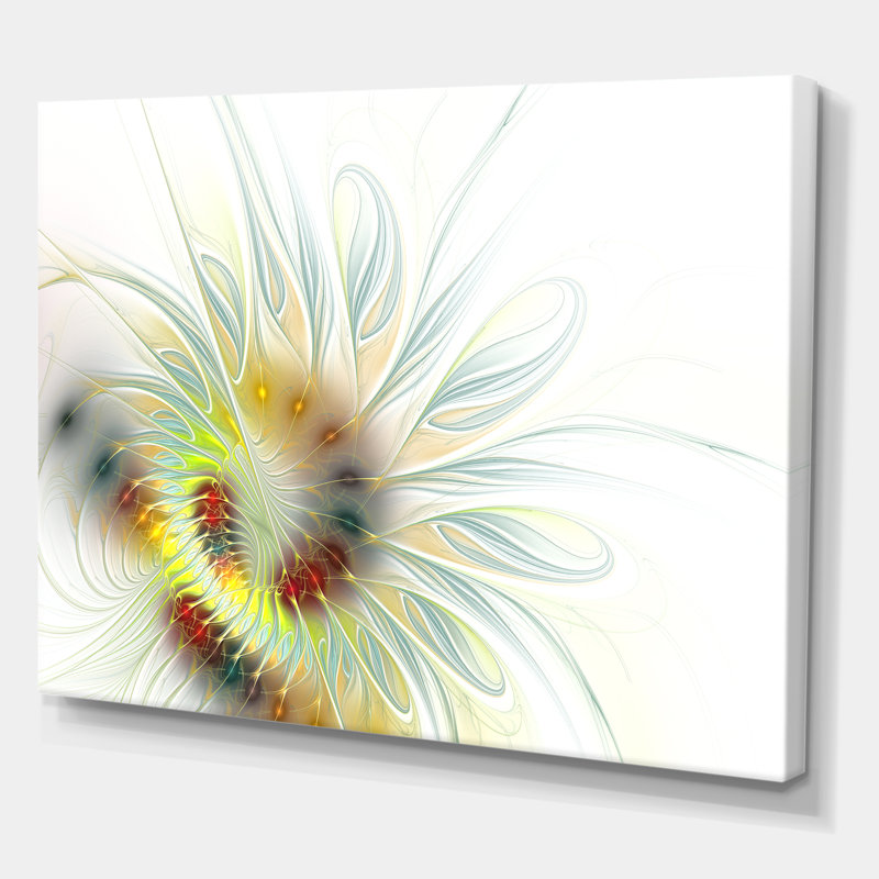 Floral Fractal III - Impression sur toile, Toile tendue, H 30 po x l 40 po x 1,5 po