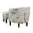 Anges Upholstered Barrel Chair with Ottoman-1942375879