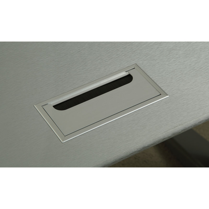 Bureau pour travailler debout à hauteur réglable, H 28,75 po x l 47,25 po x P 29,18 po, Gris