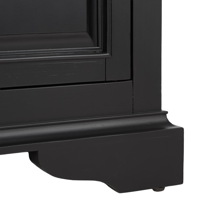 Brayden 2 Door 3 Drawer Island, Black