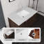 Meuble-lavabo flottant avec comptoir en marbre de culture et portes à fermeture en douceur-1999872823