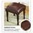 47.24"American-style solid wood brown dressing table with mirror