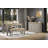 Lucian Rectangular Dining Table, split top plank design, grey and antique wax finish-1785929118
