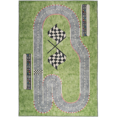 Trym Rectangle Machine Woven Polyester Rug