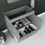 Base de meuble-lavabo simple 35,25 po Volpa-49664264