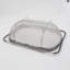 Expandable Stainless Steel Over-the-sink Colander With Silicone Handles, Dishwasher Safe Strainer