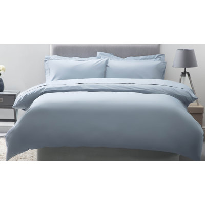Plain Dye 200 TC Egyptian-Quality Cotton Cotton Solid Colour Duvet Cover