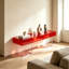 Console rouge en acrylique-133690983