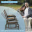 Banc oscillant d'extérieur pour 2 personnes Outsunny