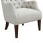Fauteuil à oreilles capitonné Hannah