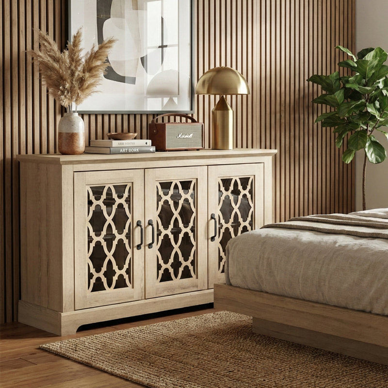 Buffet Blaire de 45,7 pouces de large, Chêne d'Oslo