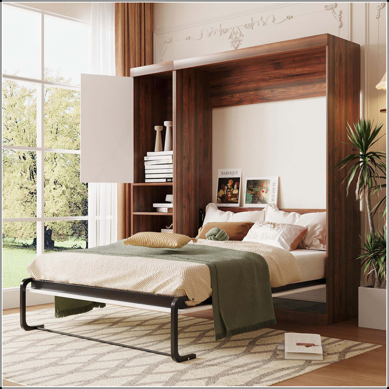 Lit escamotable avec armoire Murphy, Simple