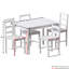 Orrstown 4 -Person Pine Solid Wood Dining Set-741211476
