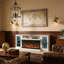 Meuble télé 75 po Highboy Electric Fireplace-1296281390