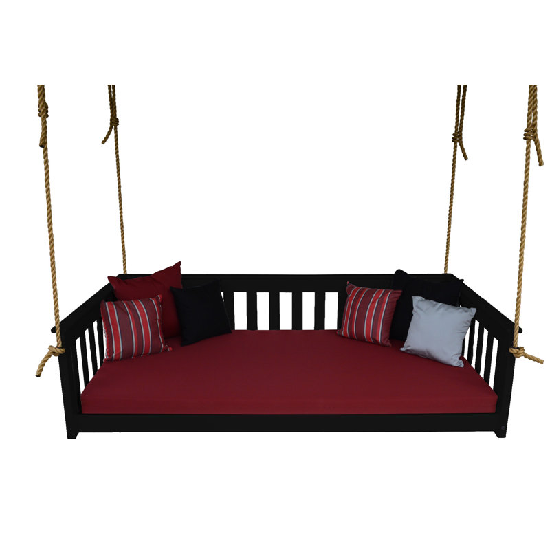 Carol Solid Wood Daybed, Black, Twin