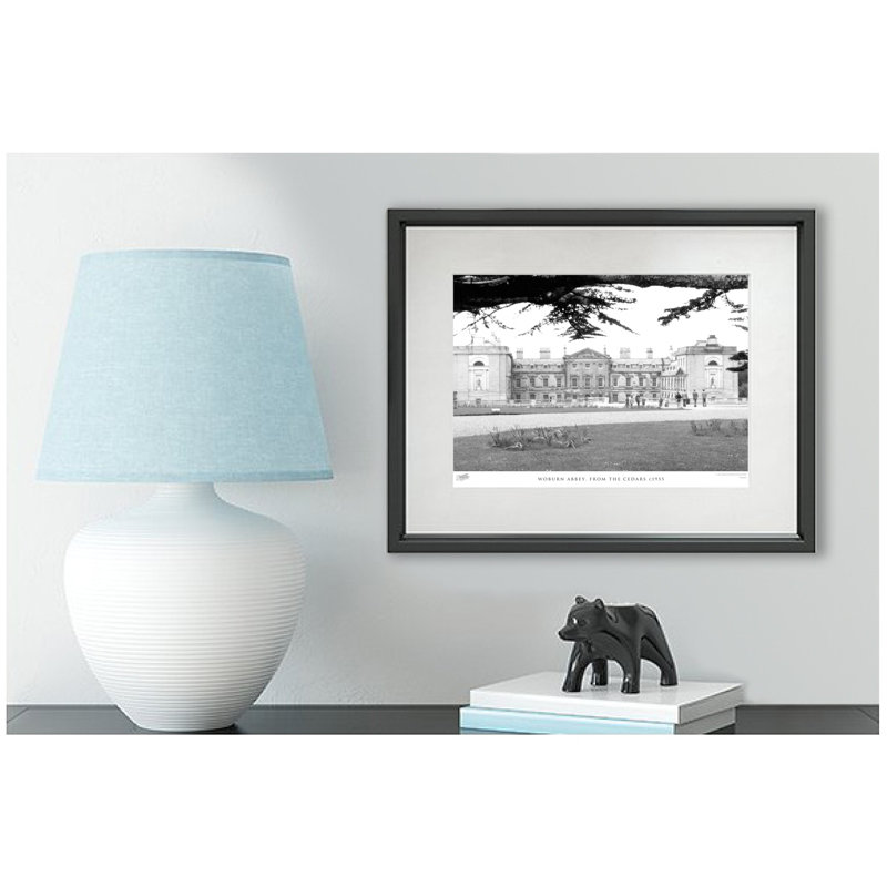 Woburn Abbey, From The Cedars C1955 - Single Picture Frame Print, 28cm H X 36cm W x 2cm D