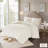 All Season King/ King Comforter With Cotton Chenille Medallion Pattern For Seasons-120945186-120945191