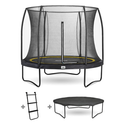 Salta Comfort Edition 251cm - Black - Including Ladder & Weather cover