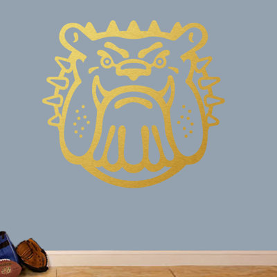 Décalcomanie murale bull dog mascotte