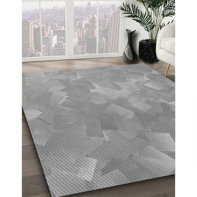 Tapis 100% à motif lavable à la machine 2989 463-GRY