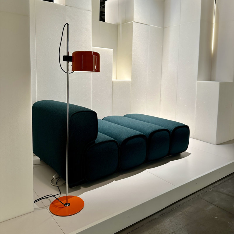 Coupé 55" Floor Lamp, Gold