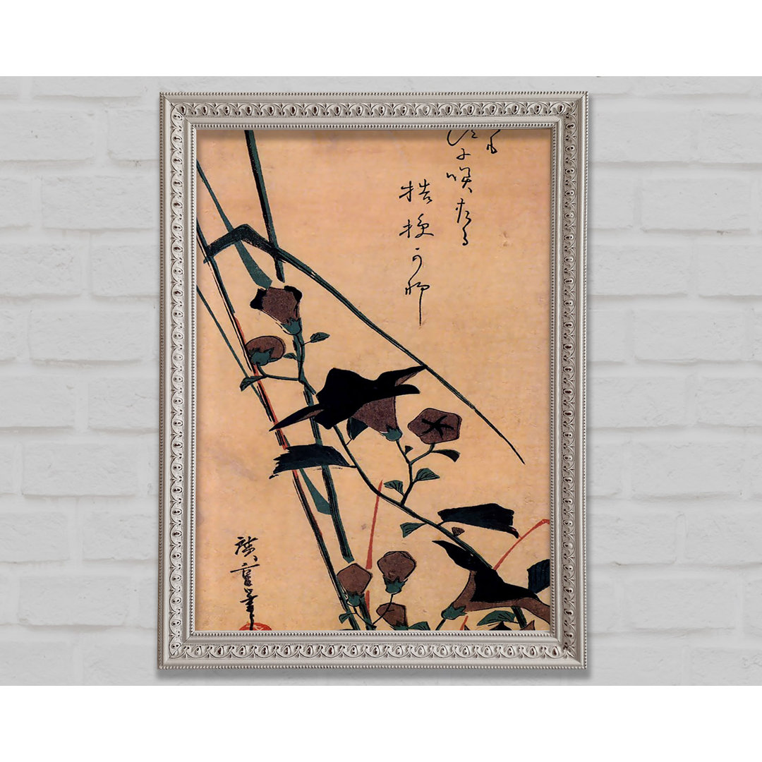 Hiroshige Chinesische Glockenblume und Schilf - Druck