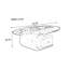 Table basse moderne avec pierre micro-cristalline-256911071