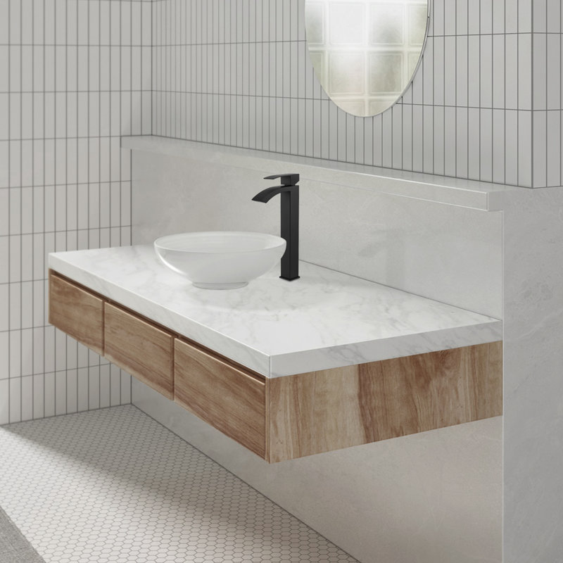 Single-handle Bathroom Faucet, Black