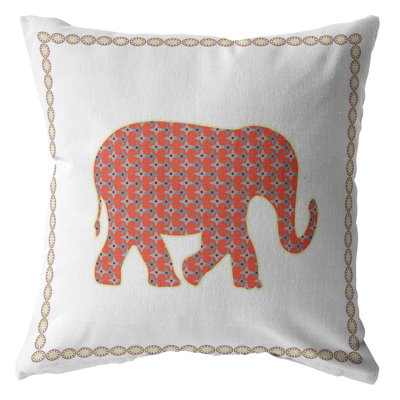 Animal Print Broadcloth Reversible Throw Pillow