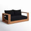 Gazel 63'' Teak Outdoor Loveseat-86504255