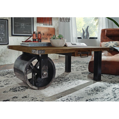 Abstract Coffee Table with Storage
