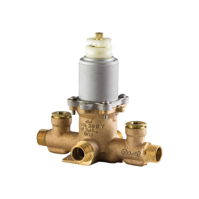 Système de douche thermostatique 1/2 "et robinet de douche avec arrêt