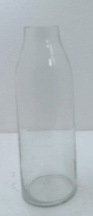 Glass Table Vase, 11" H x 3.5" W x 3.5" D