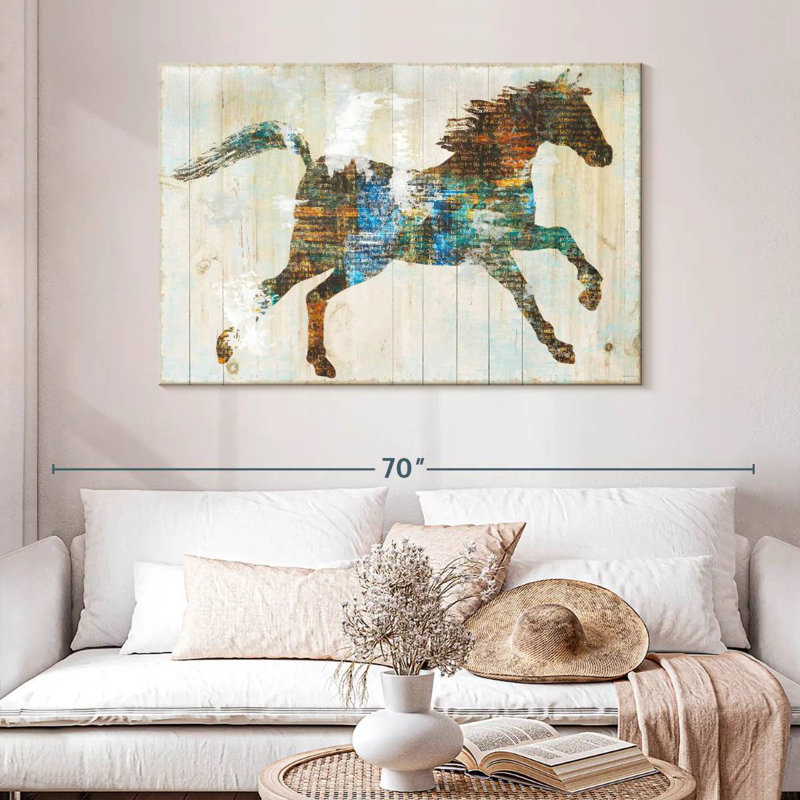 Cheval Brampt Free Spirit, H 32 po x l 48 po