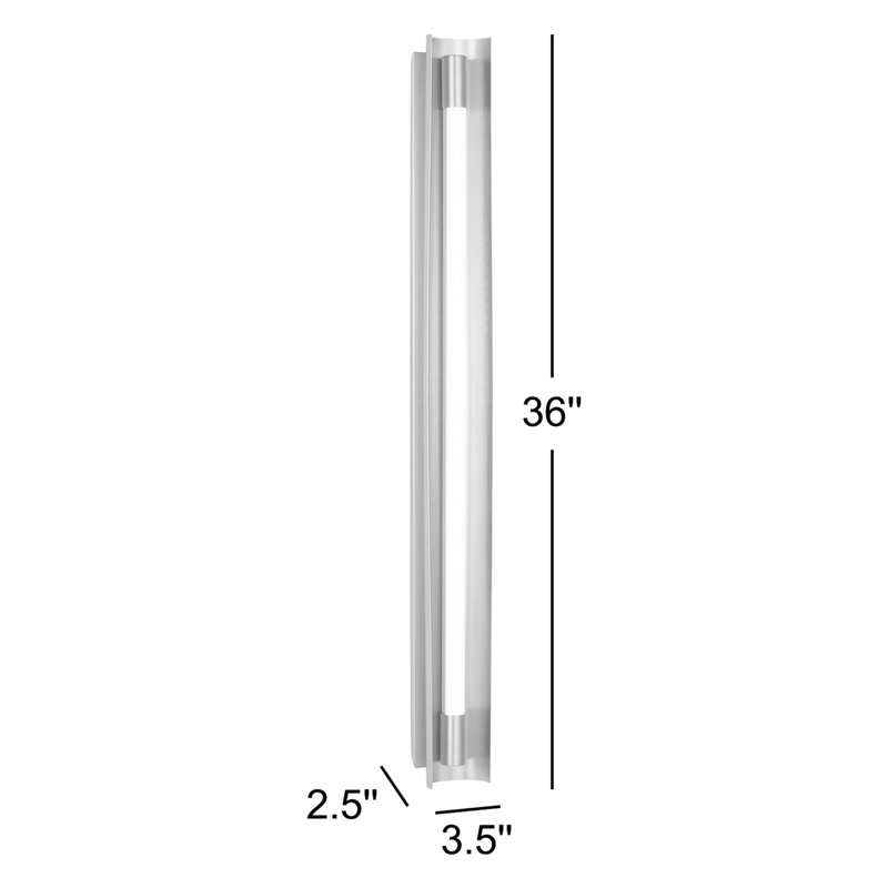 Carson 1 - Light LED Bath Bar, Burnished Brass