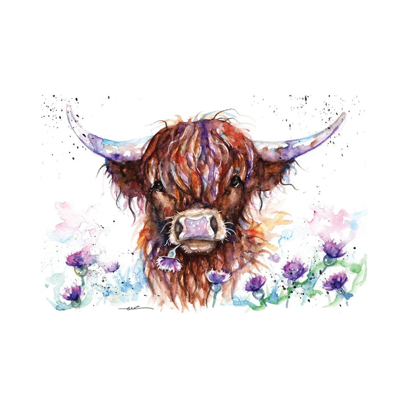 1 Piece Painting on Canvas, 30.48 cm H x 45.72 cm W x 1.91 cm D, Wrapped Canvas