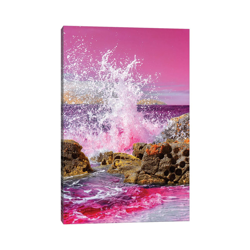 " La Mer " by Glauco Meneghelli, 26" H x 18" W x 1.5" D