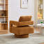 Fauteuil demi-tonneau pivotant rembourré Riqui-1866479122