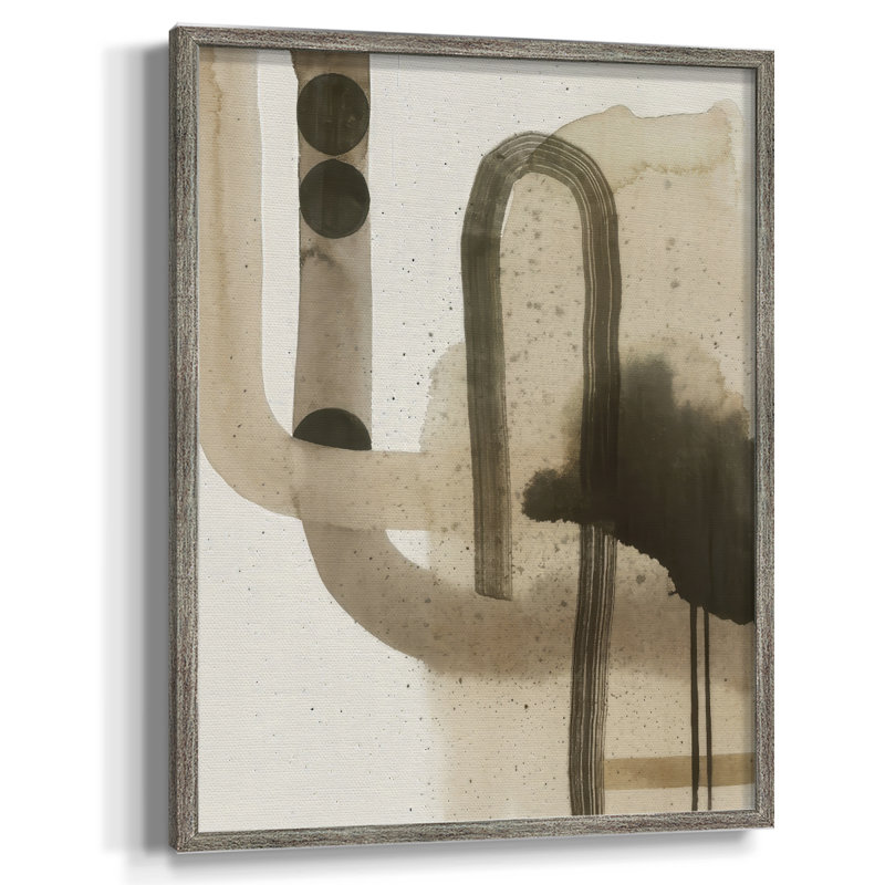 «Muddy Mécanismes II», reproduction encadrée - bois massif, H 30 po x l 24 po