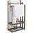 Rustic Wood Bathroom Quilt Blanket Rack
