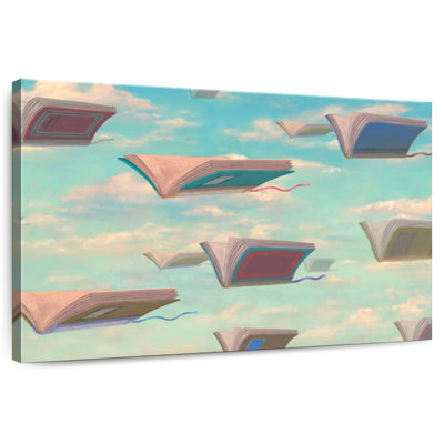 Kerner Whimsical Flying Books