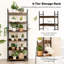 Tamalenus 177 cm H x 69 cm W Etagere Bookcase