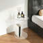 Table de bout en acrylique, table d'appoint